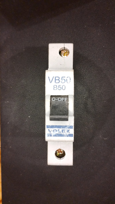 B50 Volex VB50 MCB (50A, 1 Pole, 6000A Breaking Capacity)