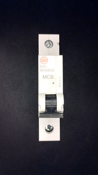 B40 Hylex NHXB40 40A Circuit Breaker (1 Pole, 6000A)