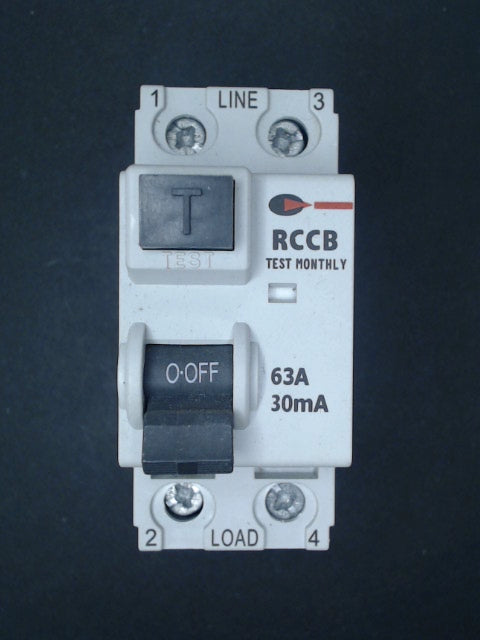 Control gear  63A RCCB