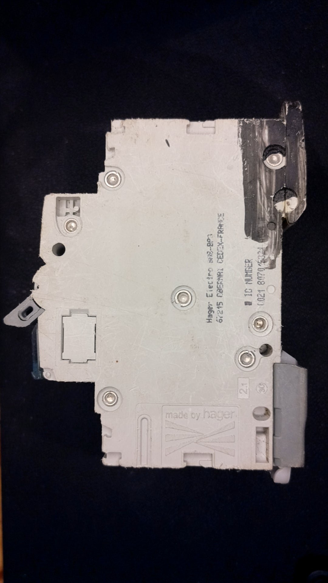 C16 Hager NCN316A 16A Circuit Breaker (3-Pole)