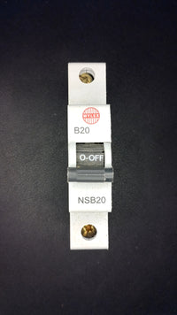B20 Wylex NSB20 20A Series 3 MCB (Centre Top Terminal)