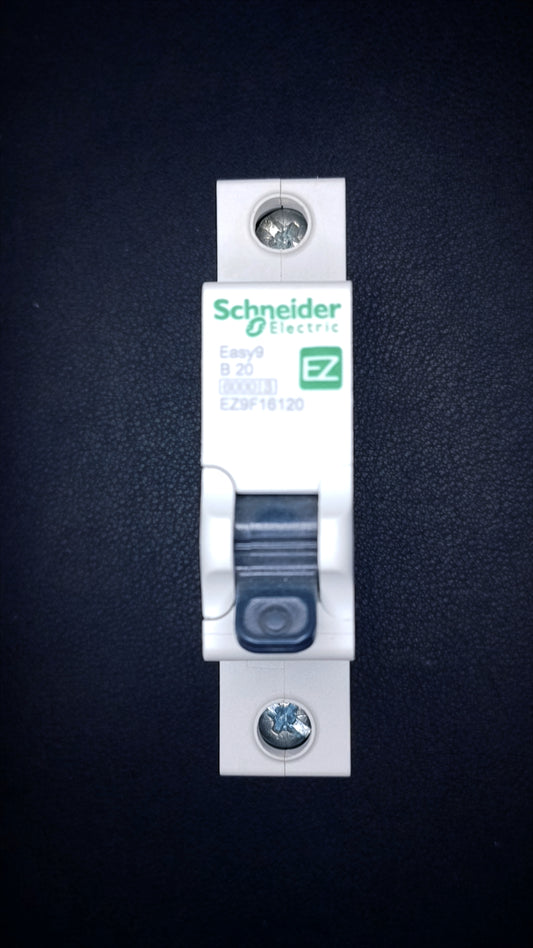 C20 Schneider Electric EZ9F16120 20A Circuit Breaker