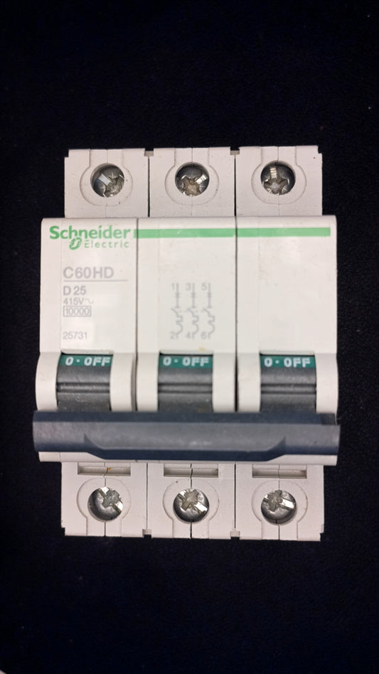C25 Schneider Electric C60HD 25 25731