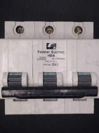 Federal Electric HDA3P63 63A MCB