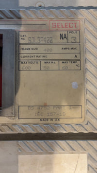 Federal Electric 400A Isolator
