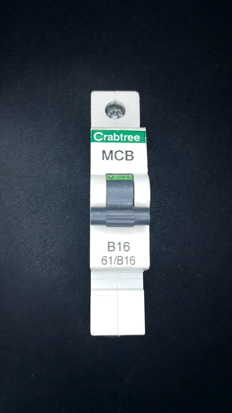 B16 Crabtree 61/B16 16A MCB (Crabtree Starbreaker Series 3)