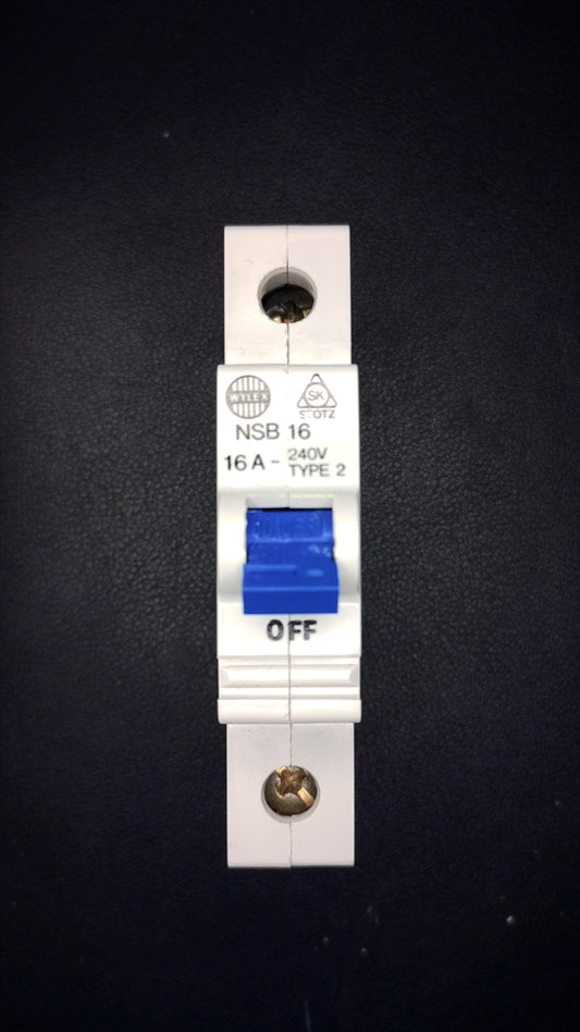 C16 Wylex NSB 16 16A (Single Pole)