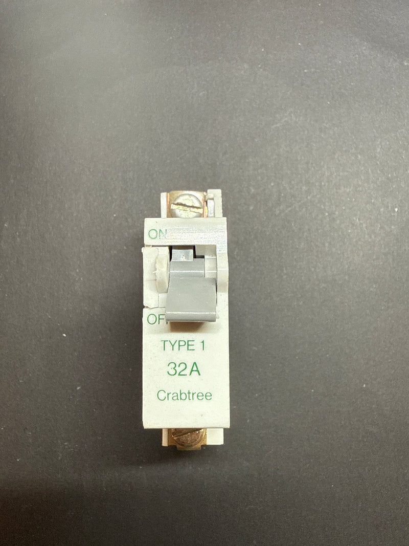 B32 Crabtree SB6000 MCB 32A (Single Pole)