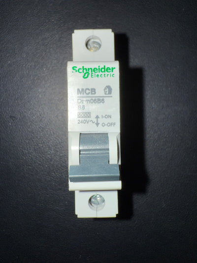 B6 Schneider Electric DOM06B6 B6 6A Circuit Breaker