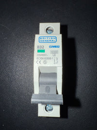 C32 BG BRITISH GENERAL CUMB32 (32A, 1 Pole, 6000A)