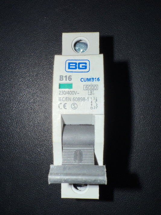 C16 BG BRITISH GENERAL CUMB16 (16A, 1 Pole, 6000A)