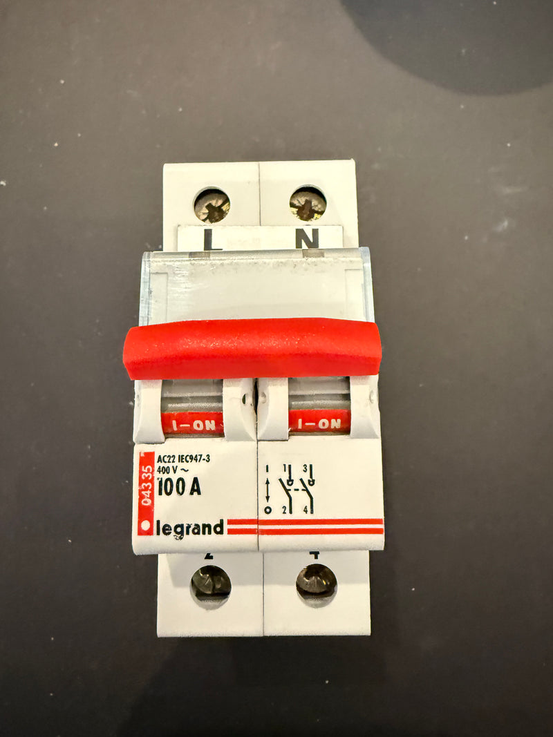 Legrand 100A Main Isolator Breaker (04335)