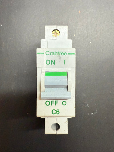 C6 Crabtree Polestar MCB M9 (Single Pole, 6A)