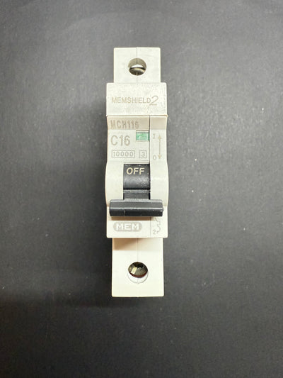 C16 MEM C16 MCB MCH116 (16A, 1-Pole)