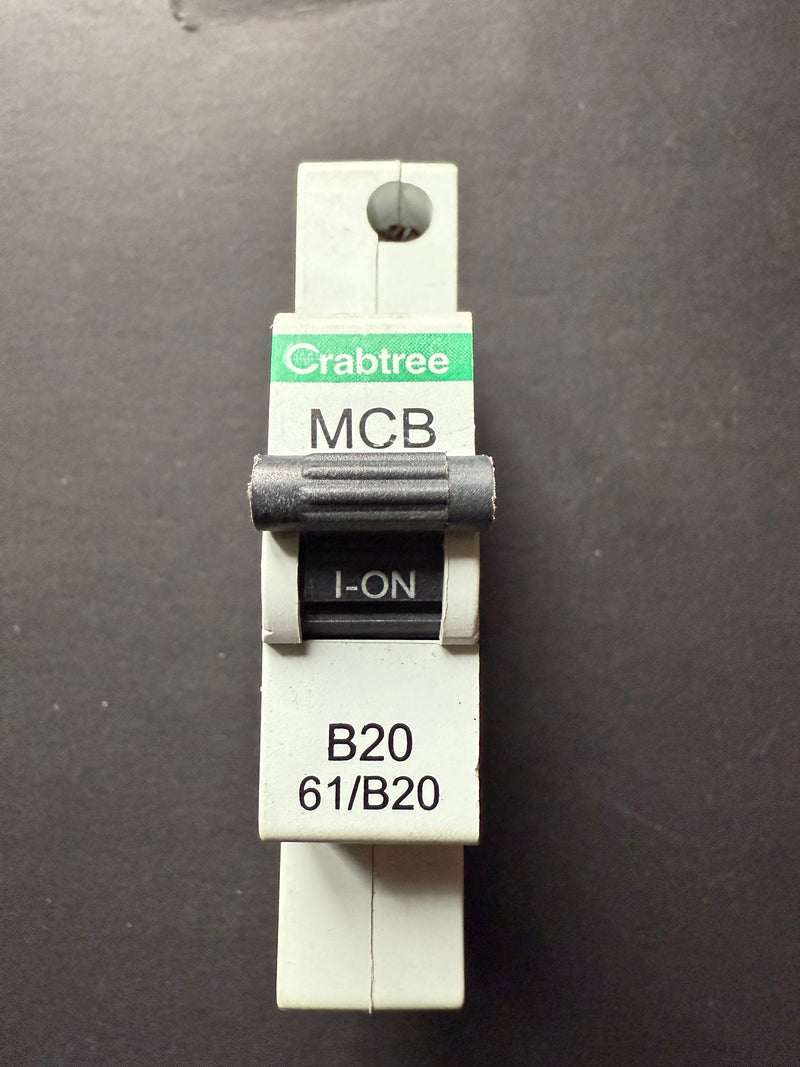 B20 Crabtree MCB B20 61/B20 B4041 (20A, 1 Pole)