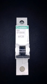 B6 Crabtree 61/B06 6A Series 5 Circuit Breaker