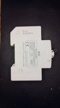 B40 MARBO SFMBB40 40A Single Pole Circuit Breaker