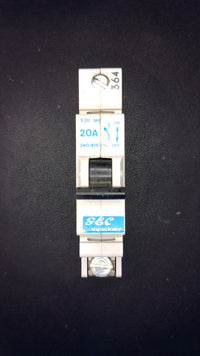 S20 20A Single Pole MCB (GEC)