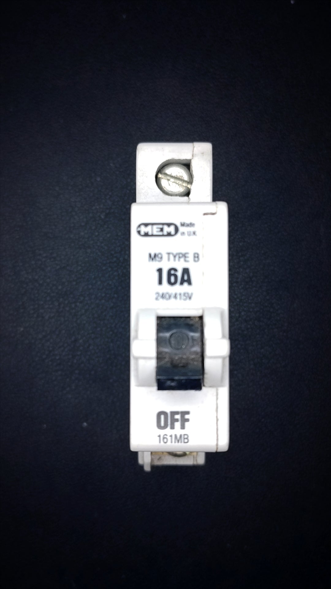 C16 MEM 161MB 16A Single Pole Circuit Breaker