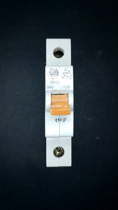 B40 Wylex NSB40 Stotz (Orange Dolly) Circuit Breaker