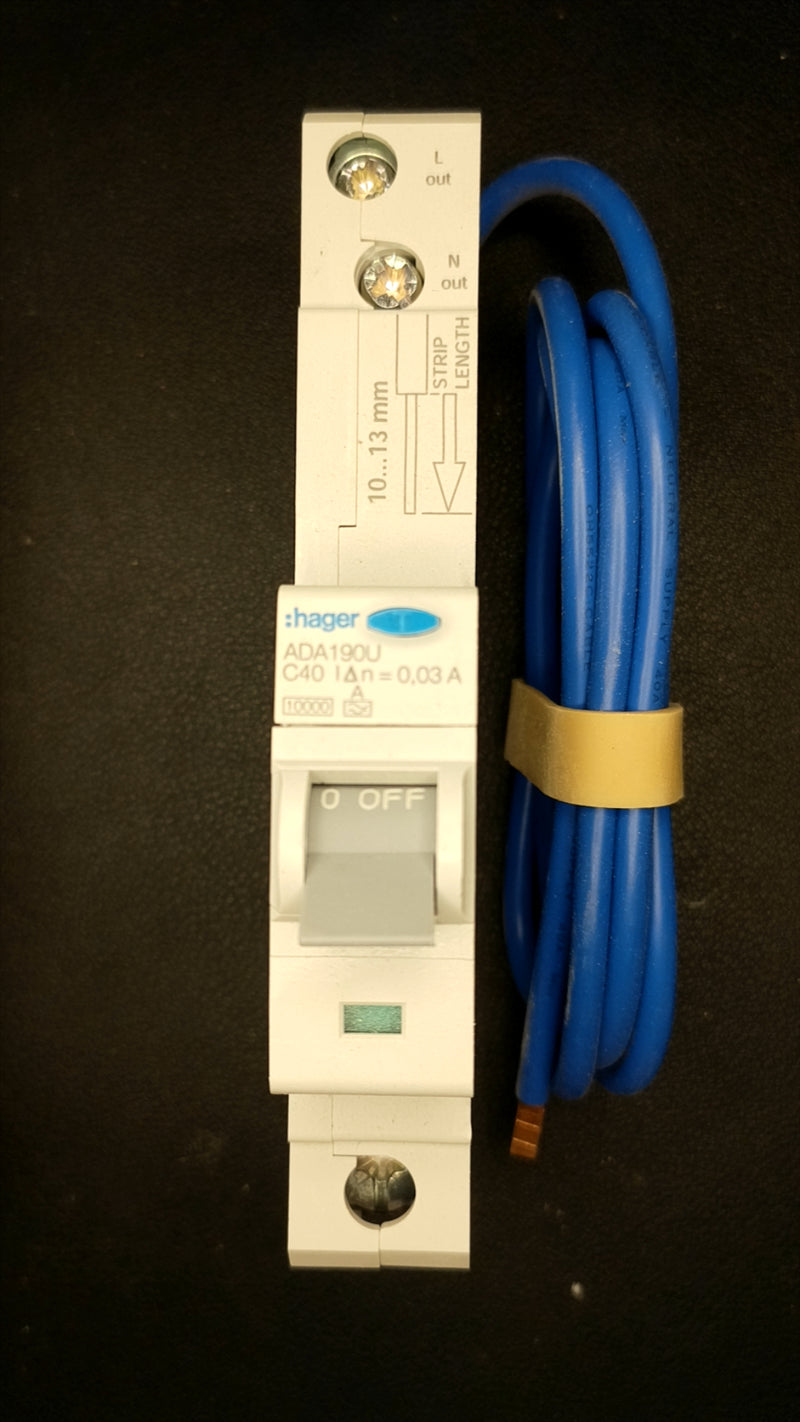 40A Hager ADA190U 40A NEW