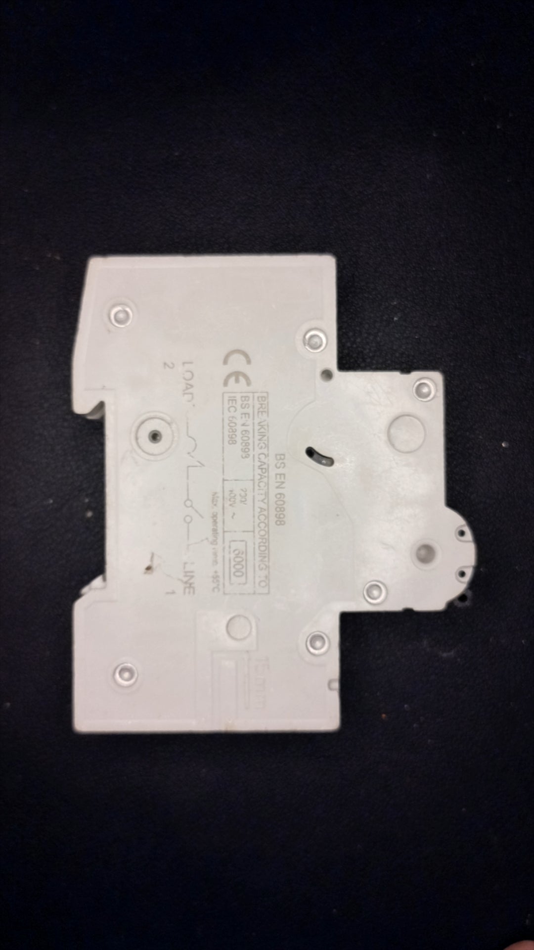 B50 Sector SVMCB50/B 50A Single Pole MCB