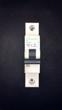 B6 Danson 6A Circuit Breaker (1 Pole, 6000A)