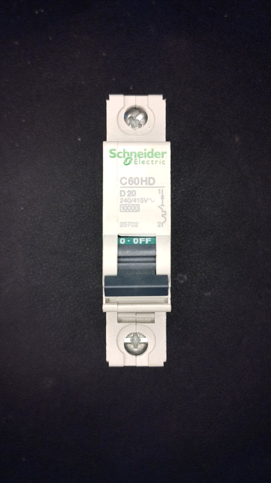 C20 Schneider Electric C60HD 20A