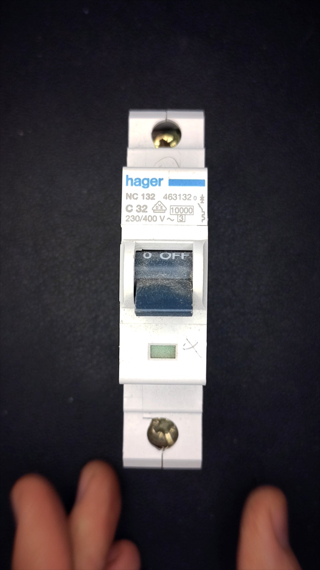 C32 Hager NC 132 32 Amp Single Pole MCB