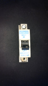 B6 Proteus 606/2 6A Circuit Breaker