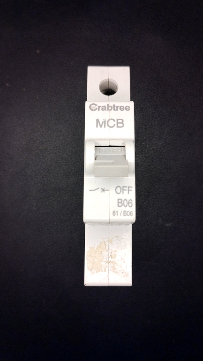 B6 Crabtree MCB 6A B Type Series 2 (Crabtree-61/B06)