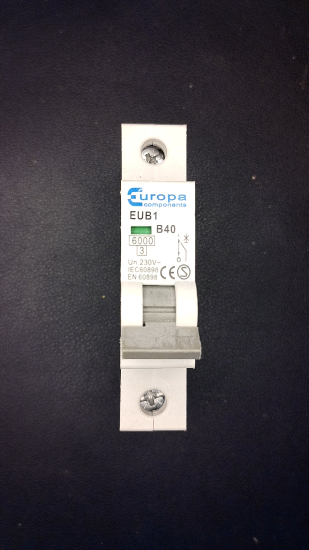 B40 Europa Components EUB1 40A (Single Pole)