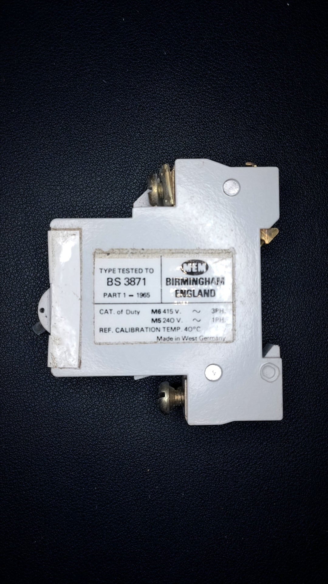 B5 MEM 51 QEB 5A Circuit Breaker (Single Pole)