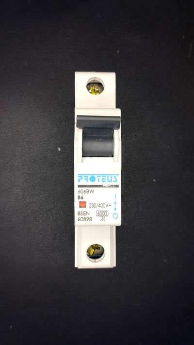 B6 Proteus 606BW 6A Circuit Breaker