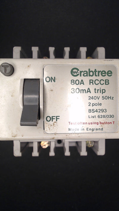 Crabtree  80A RCCB
