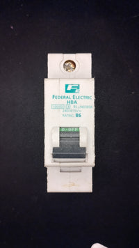 B6 Federal Electric HBA 6A MCB 1 Pole
