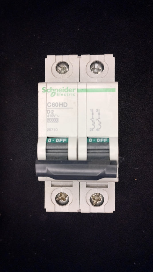C2 Schneider Electric C60HD 2A 25710