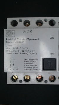 MK 5760 60A RCD