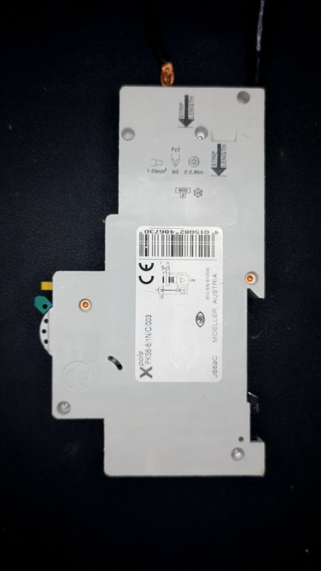 C6 Moeller X Pole PKS6-6/1N/C/003 6