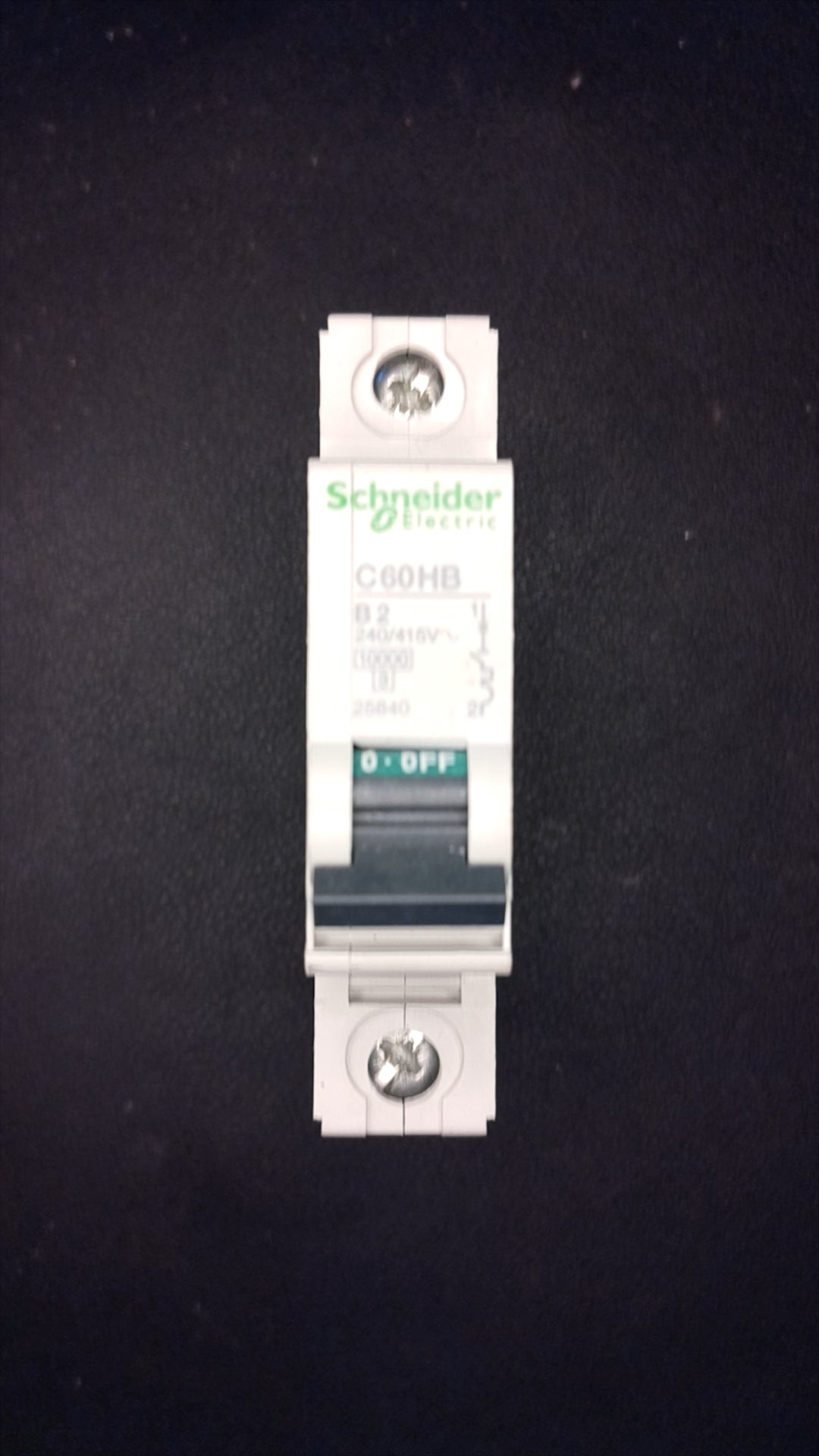 C2 Schneider 25840 C60HB 2A MCB 2 Pole