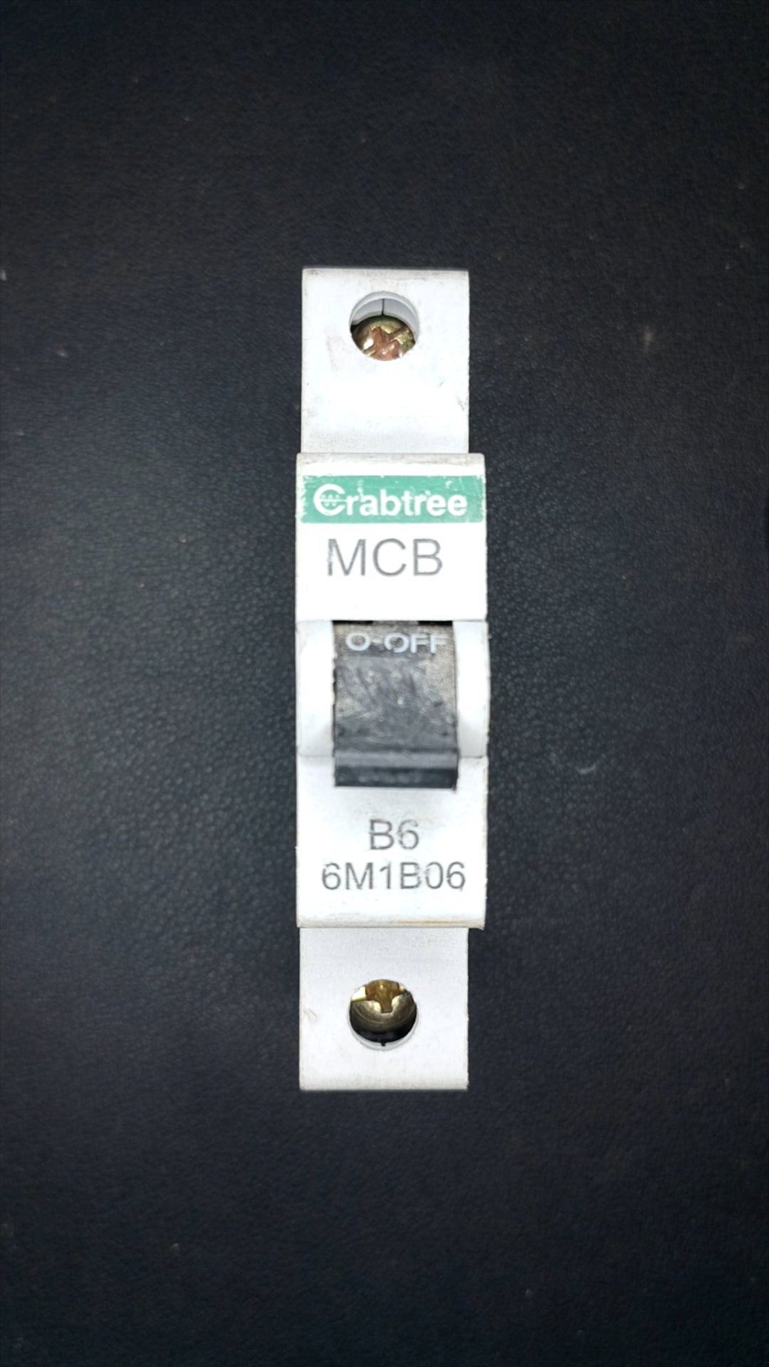 B6 Crabtree 6M1B06 6A MCB (6kA, 1 Pole)