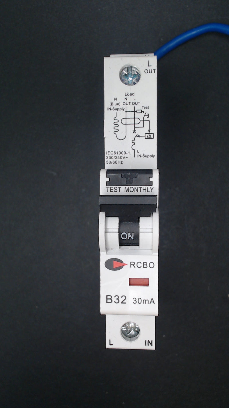 Control gear B32 32A RCBO