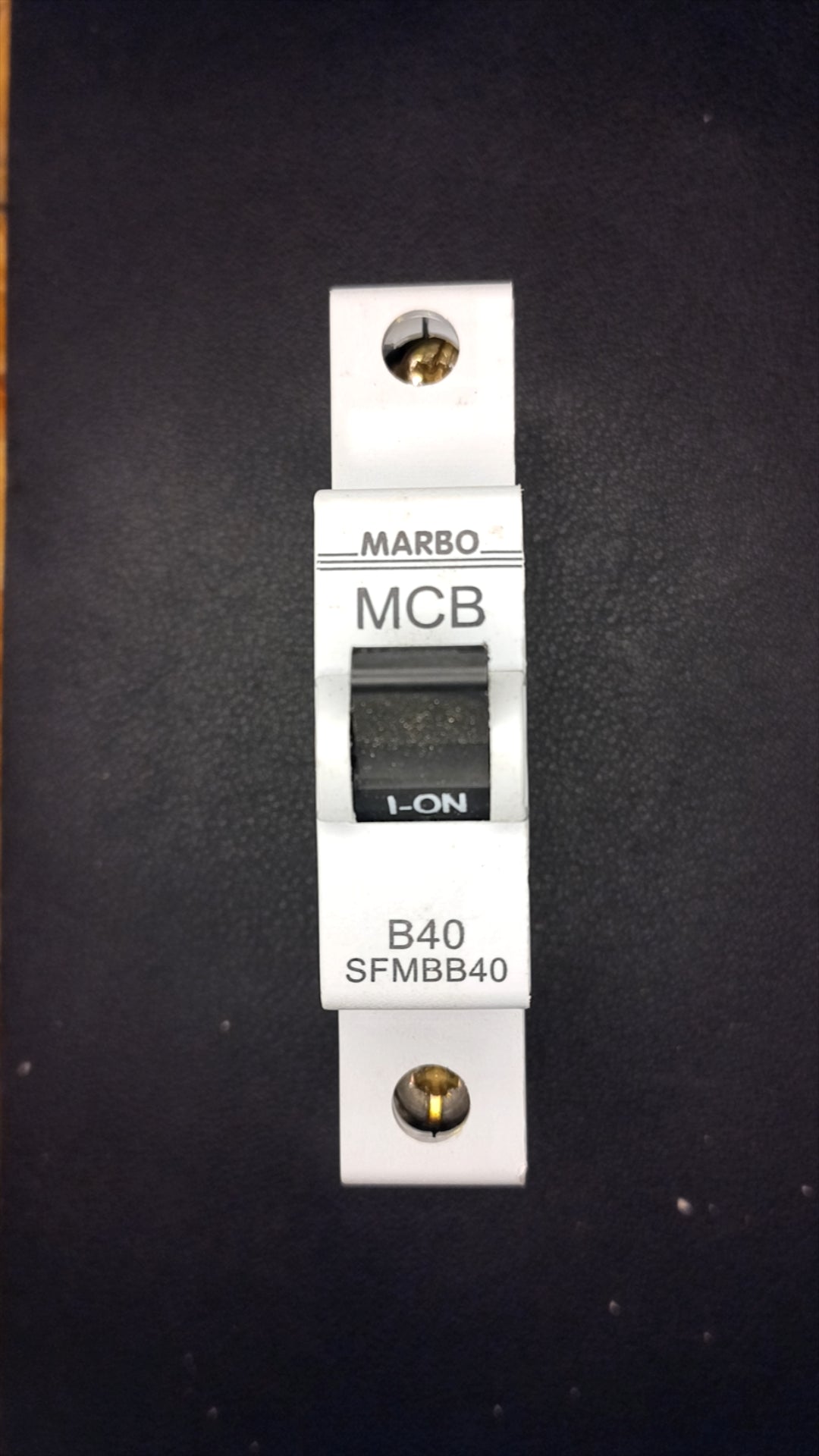 B40 MARBO SFMBB40 40A Single Pole Circuit Breaker